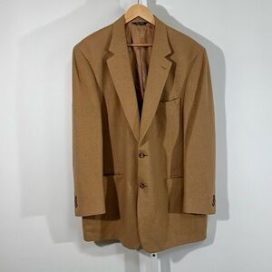 100% Camel Hair Hammer Reed Ltd. Sport Coat
Size 46L Made in USA Denver Clothier